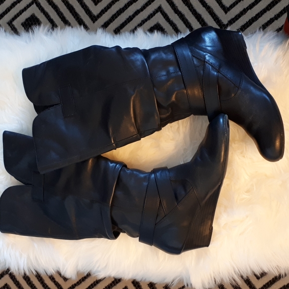 Call It Spring Women's Size 7.5 Boots Black - Picture 4 of 5